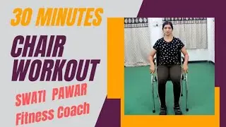 Chair Workout! No Jumps! No running! Seated Chair Workout!