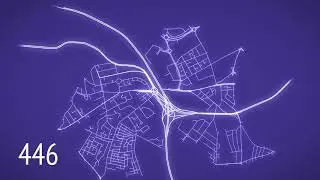 Ordnance Survey: UK Road Network Animation