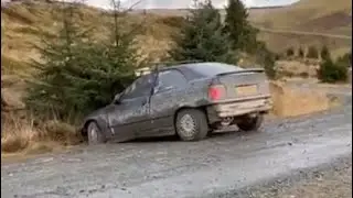 Welsh mountain touge driving madness
