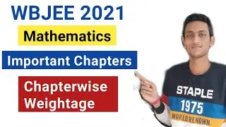 WBJEE Maths Important Chapters | WBJEE preparation tips | #wbjee2021