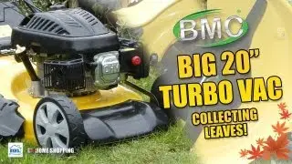 BMC BIG 20 with Turbo Vac - Collecting Leaves from the Driveway | UKHS.tv