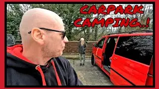 VW Campervan | Overnight CAMPING In A PUB CARPARK..! (VANLIFE)