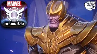 MARVEL FUTURE REVOLUTION - Thanos Boss Battle Gameplay / Huuuge Casino Promo