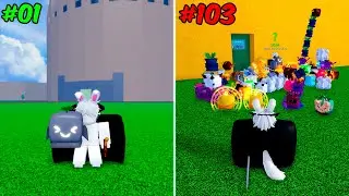Minha Jornada Girando 100 Frutas no Blox Fruits