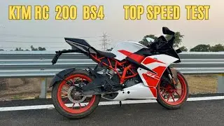 Ktm Rc 200 2018 Model |Top Speed Test|