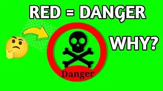 Why Red Colour Is Used For Danger Signals। Why Red Colour Used In Danger Places। #fact #shorts