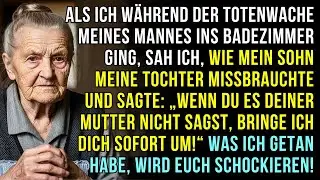Eine schockierende Geschichte dieser Großmutter am Tag der Beerdigung ihres Mannes.