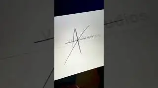 &lsquo;A&rsquo; Creative sign🔥✨#signature #youtube #youtubeshorts #shorts #ytshorts #trending #calligraphy