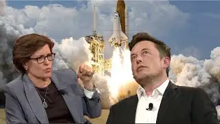 Elon Musk Google Interview - Woman gets too close to Elon's Rocket