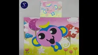 Sunday Special - Fun with Foam stickers - Monkey. #mk #joyofcolours #foamstickers #foamsheetactivity