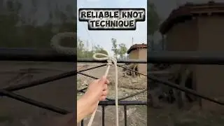 Versatile Rope Technique for Towing, Construction, and Escape #knot #technique #rope