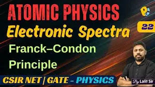 Franck&ndash;Condon Principle in Electronic Spectra | Absorption & Emission | CSIR NET & GATE Physics