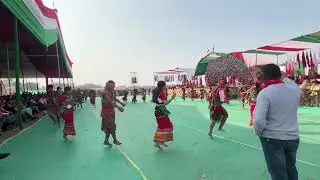 A beautiful traditional Rabha Dance performance at the Centenary Celebration of the ARNC in Tangla 