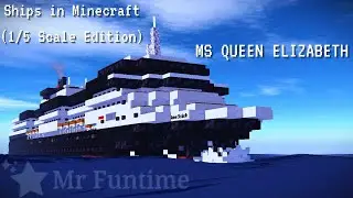 MS Queen Elizabeth in Minecraft