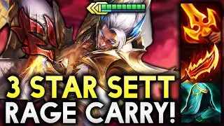3 STAR SETT FRONTLINE RAGEWING CARRY!! | Teamfight Tactics Patch 12.11