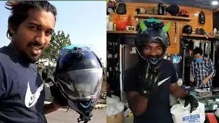 Helmet modified #rough #rider #sagar Please like subscribe & comments