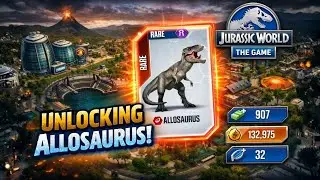 UNLOCKING ALLOSAURUS! 🦖 Rare Dinosaur Finally Obtained | Jurassic World The Game
