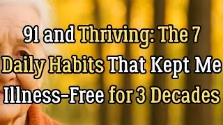 91 and Thriving: The 7 Daily Habits That Kept Me Illness-Free for 3 Decades