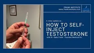 How to Self Inject Testosterone - A Video Update