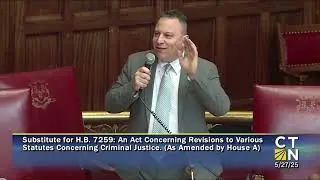 CT Senate Floor Debate: Sen Rob Sampson on Democrat Push to Shield Criminal Aliens 05-27-25