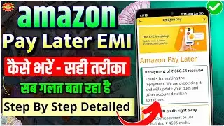 Amazon Pay Later EMI Payment Kaise Kare | Step-by-Step Guide in Hindi