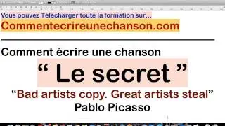 Comment écrire une chanson à succès le secret des pros