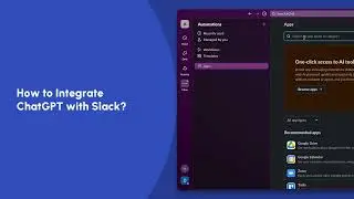 How to Integrate ChatGPT with Slack? | ChatGPT Tutorials | Trainn