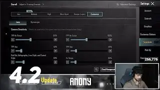 ANONY GAMING NEW SENSITIVITY & CONTROL SETTINGS | UPDATE 4.2 | 2026