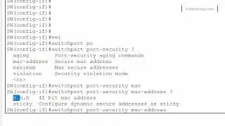732 - Config Port Security