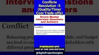 conflict resolution of Quality/Time/Cost Trade-offs Latest