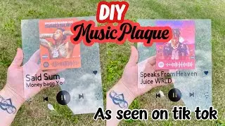 DIY 2020 SONG PLAQUE | Full Tutorial