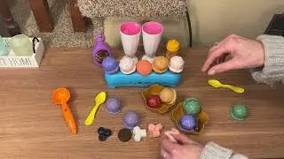 Showcasing Kidzlane 34pc Ice Cream Set with Stand