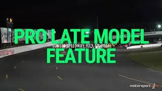 Pro Late Model Feature   July 10, 2021   Sunset Speedway