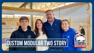Homeowner Walks Through Custom Two Story Modular Home In Factory!