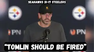 Aaron Rodgers wants Mike Tomlin FIRED after loss - Post Game Interview - Seahawks vs Steelers