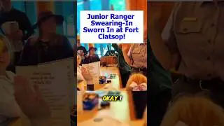Dean and Gertie Earn Their Junior Ranger Badges at Fort Clatsop | Lewis & Clark Adventure
