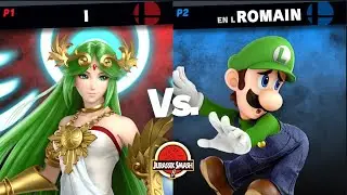 I (palutena) VS Romain (luigi) | Jurassik Smash 2 Top 8 Qualifier