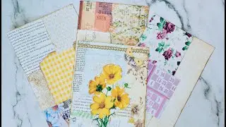 Franken paper Junk Journal signatures