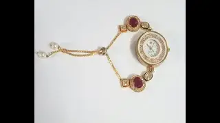 Meesho product unboxing / Kundan Bracelet Wrist watch