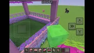 Building a small fairy garden on Minecraft
