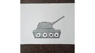 How to draw Tank drawing | easy drawing | step by step |