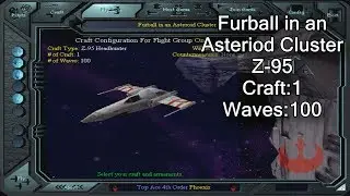 X-wing vs. TIE Fighter - Furball in an Asteroid Cluster - Z-95