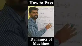 Dynamics of Machines #Dom #shorts ##ME6505#ME8594
