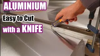 Precision cutting ALUMINIUM with the Knife