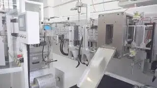 Die-cut horizontal sachet packaging machine