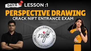 DAY 6 : Perspective Drawinng - NIFT Entrance Exam Preparation