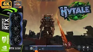 Hytale - RTX 5090 + 9800X3D (4K Benchmark, Max Settings)