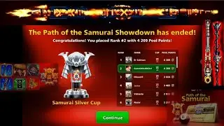 THE SAMURAI SHOWDOWN-THE PATH Of THE SAMURAI SHOWDOWN HAS ENDED!#8ballpool #8ballpooltipsandtricks