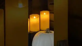 Unboxing LED Flickering Candles ✨ Cozy Fall Decor Accent. #gifted #ugc #cozyhome #falldecor