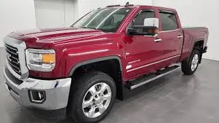 2019 GMC SIERRA 2500 SLT CREW SHORT Z71 GASSER RED QUARTZ 4K WALKAROUND 12951Z SOLD!